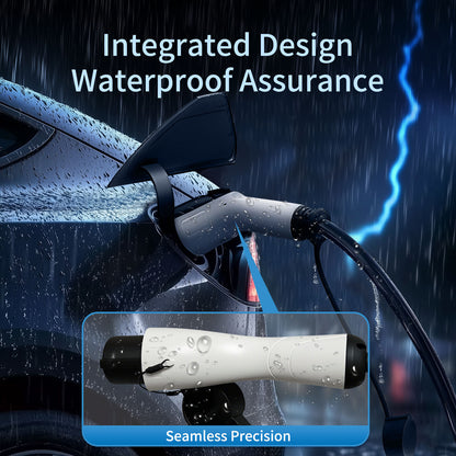 32A 21FT J1772 EV Extension Cable, Level 2 EV Charger Extension Cord, Heavy-Duty 240V EV Extension Cable for Fast Charging (21FT)